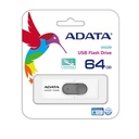 USB 64GB ADATA UV220 BLANCO / GRIS 2.0