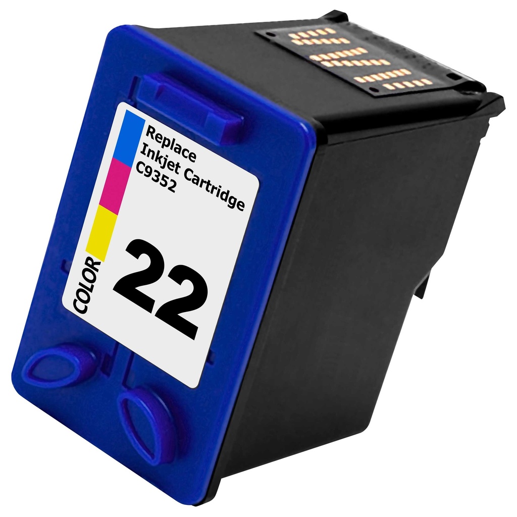 CARTUCHO TINTA GENERICO HP 22XL TRICOLOR C9352XL