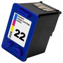 CARTUCHO TINTA GENERICO HP 22XL TRICOLOR C9352XL