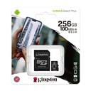 MICRO SD 256GB KINGSTON C/A CANVAS PLUS CLASE 10