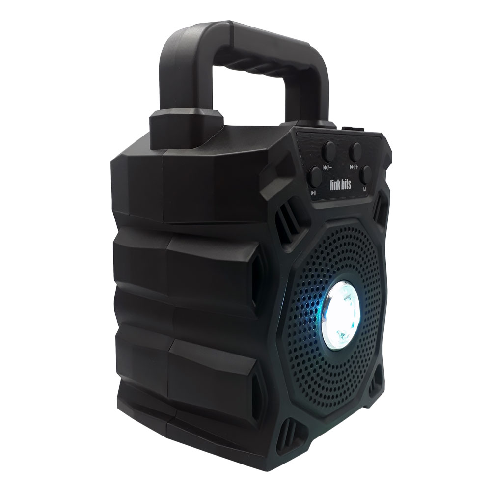 Bocina 3" VA333TL Bt Aux Usb Luz Led Fm