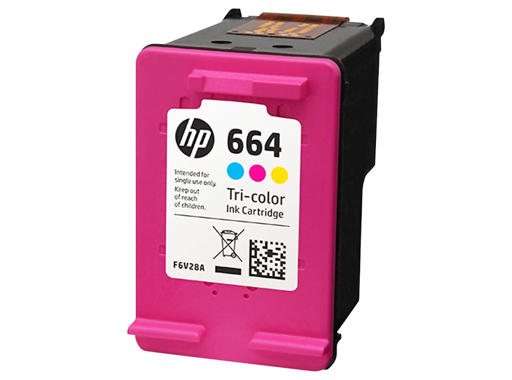 Cartucho de Tinta HP 664 F6V28AL Tricolor Original