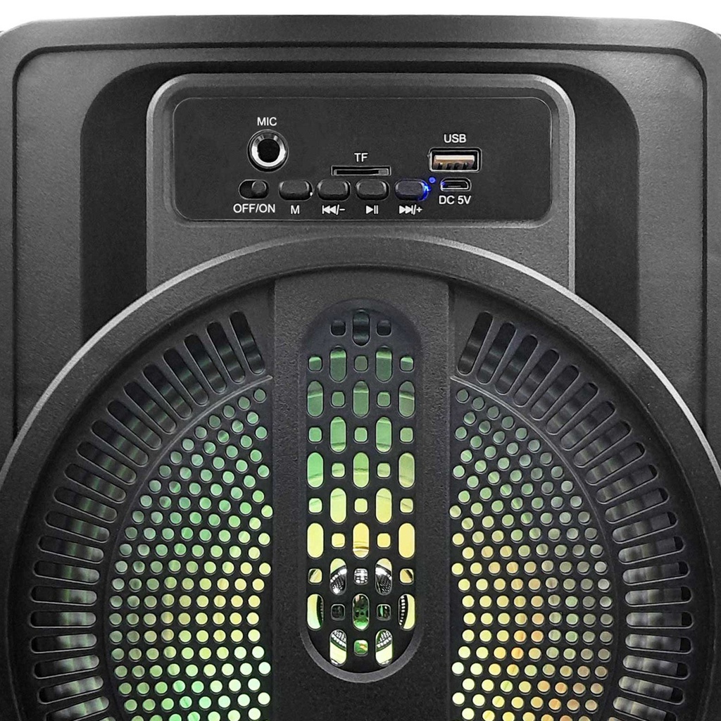 Bocina 8" SA8056T Bluetooth Micrófono Usb Auxiliar Link Bits