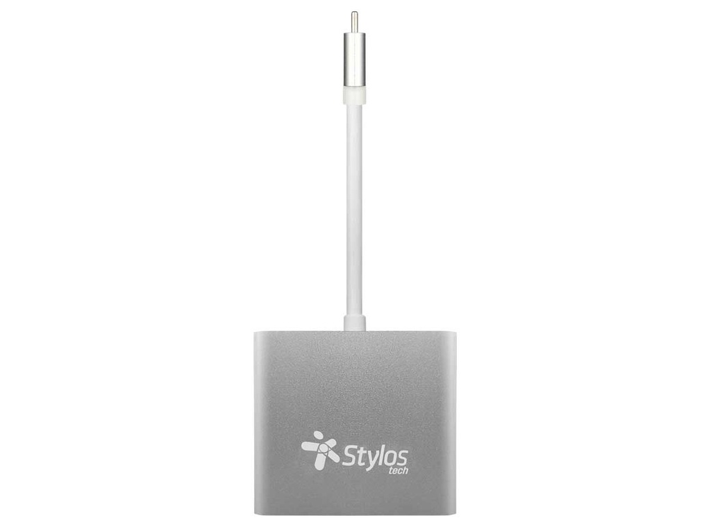 HUB STCBHUB31S Sylos Tipo C Plata