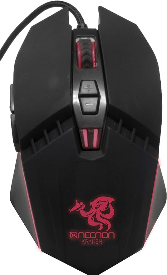 Kit Gamer NGC-KRAKEN Necnon Audífonos Teclado Rojo Mouse Mp Rojo