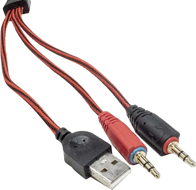 Kit Gamer NGC-KRAKEN Necnon Audífonos Teclado Rojo Mouse Mp Rojo