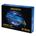 Unidad Estado Solido SSD Adata ALEG-700-512GCS NVME 512 GB