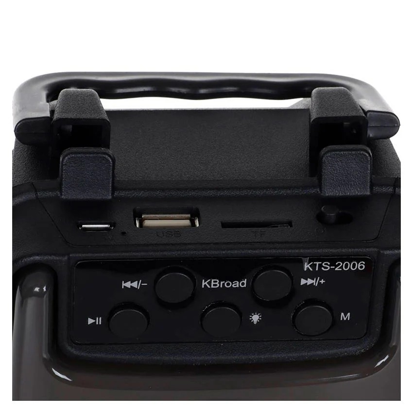 Bocina Link Bits 3 Pulgadas Bluetooth Luz Led Multicolor KTS-2006