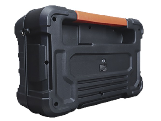 Bocina Bluetooth Link Bits 8 Pulgadas SA8072T Radio Fm Luz Led Multicolor Micrófono