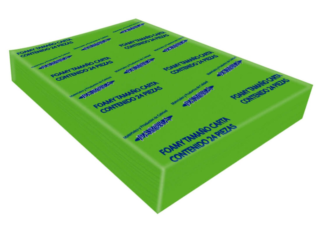 Fomy Carta Pascua Verde Limon (copia)