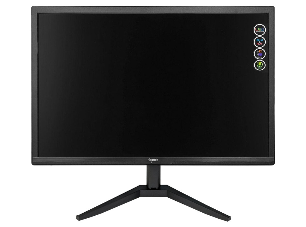 Monitor 19" 4GKMO1B Plano LED HD 60Hz 5ms 1xVGA + 1xHDMI