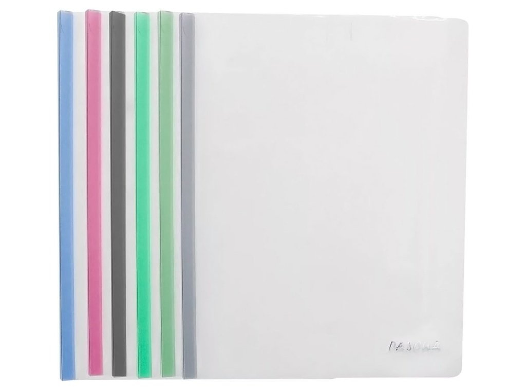 ​Paquete C/12 Folder Traslucido Pascua Con Costilla Colores (C.10)