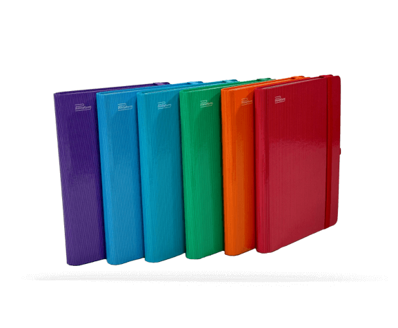 Cuaderno Printaform Arcoiris K100 Raya C/Cinta Elástica 100H (C.12)