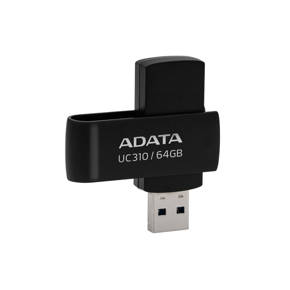 Usb 64 Gb Adata UC310-64G-RBK Negro 3.2