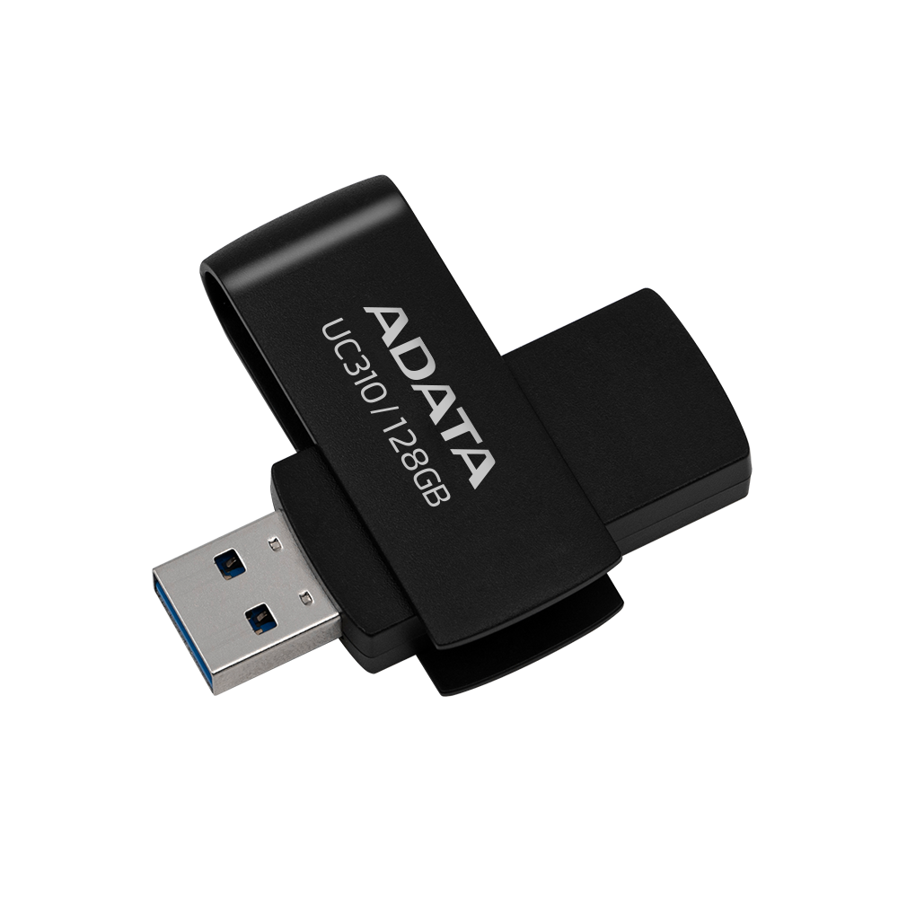 Usb 128Gb Adata UC310-128G-RBK Negro 3.2
