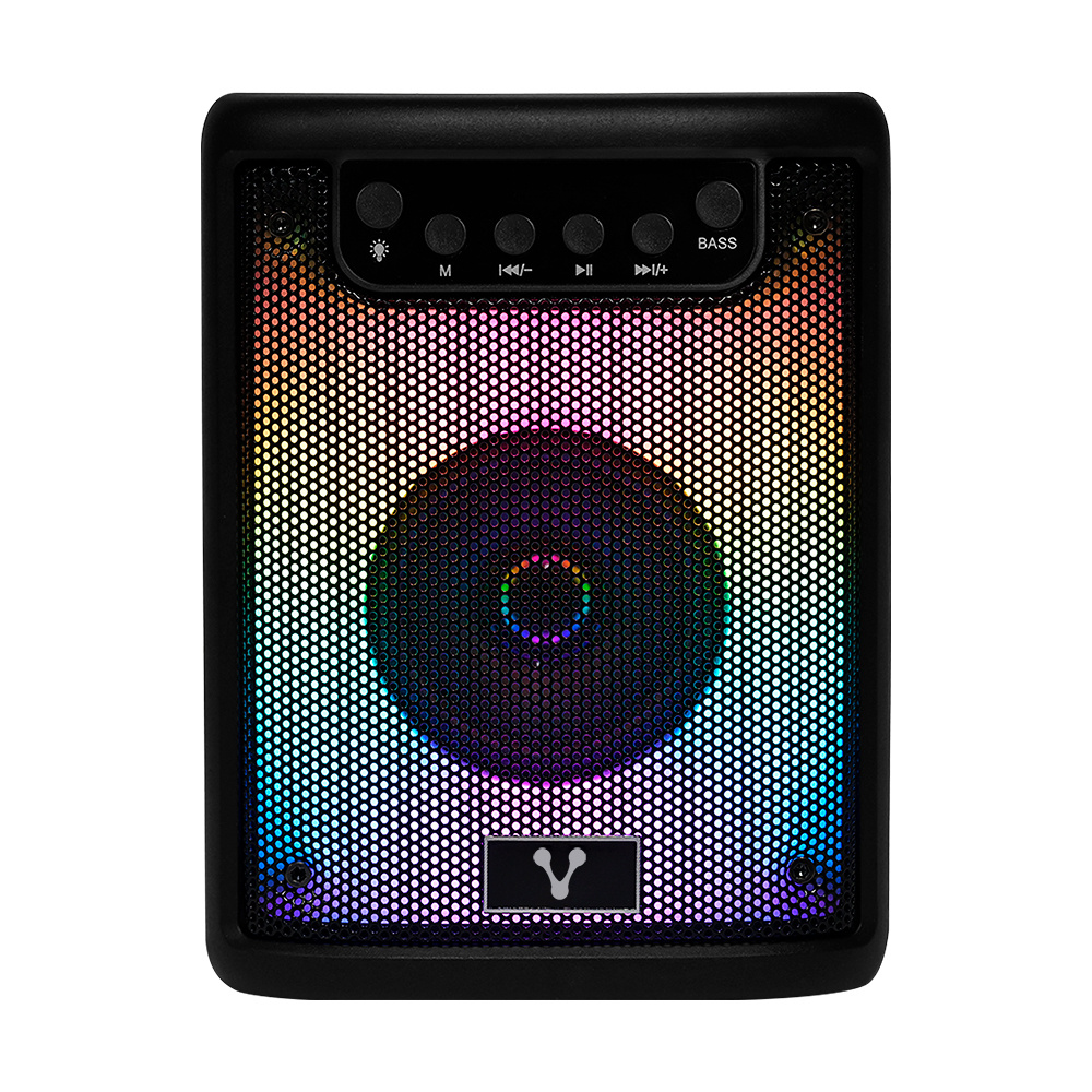 Bafle Vorago KSP-180 Potencia RMS 10W Conectividad Inalámbrico-Bluetooth 5.3 Alcance Bluetooth 10m Color Negro, Naranja