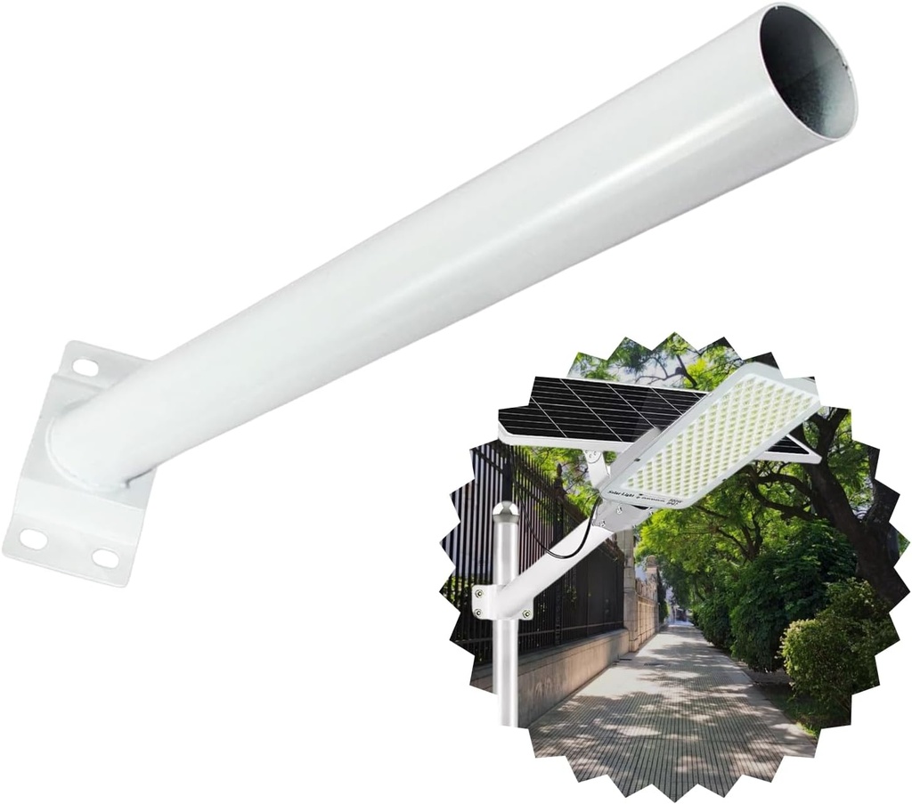 Brazo Para Lampara Suburbana BZ-02B Largo 40.5 Cm Diámetro 4.8 Cm Megaluz (C.30)