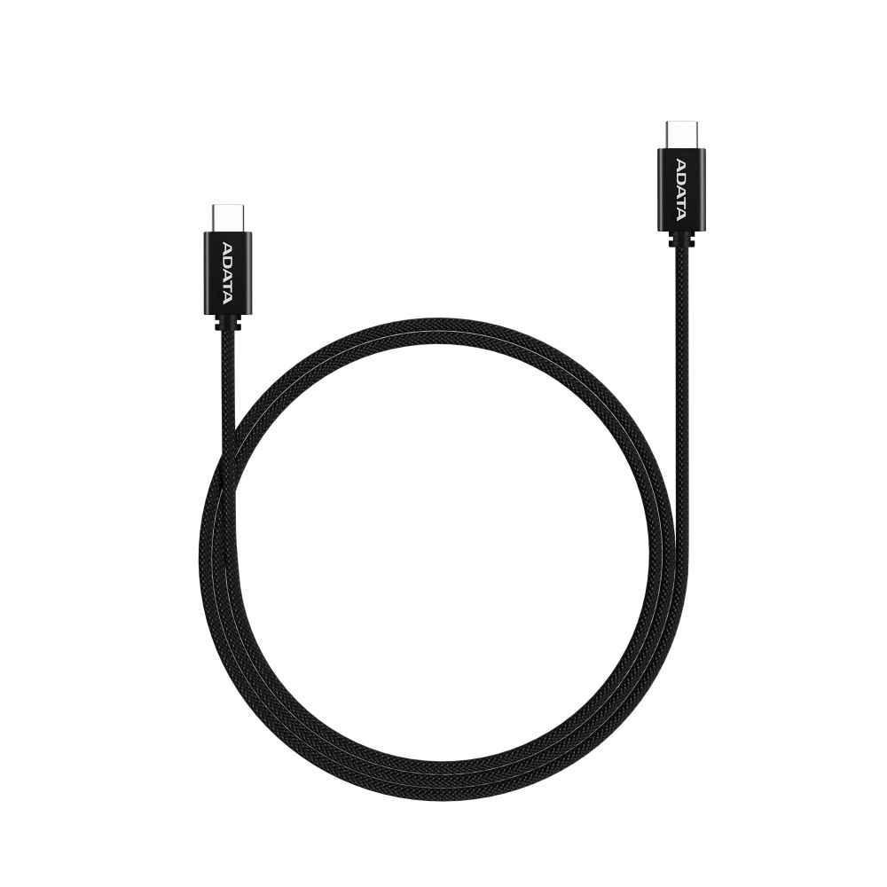 Cable Adata Tipo C/ Tipo C 1 M CACCU3-100W-100AN-BK 100W Negro