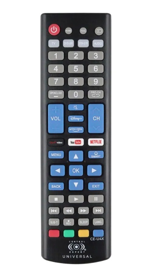 Control Universal 4 En 1 Control Expert CE-U4X Negro