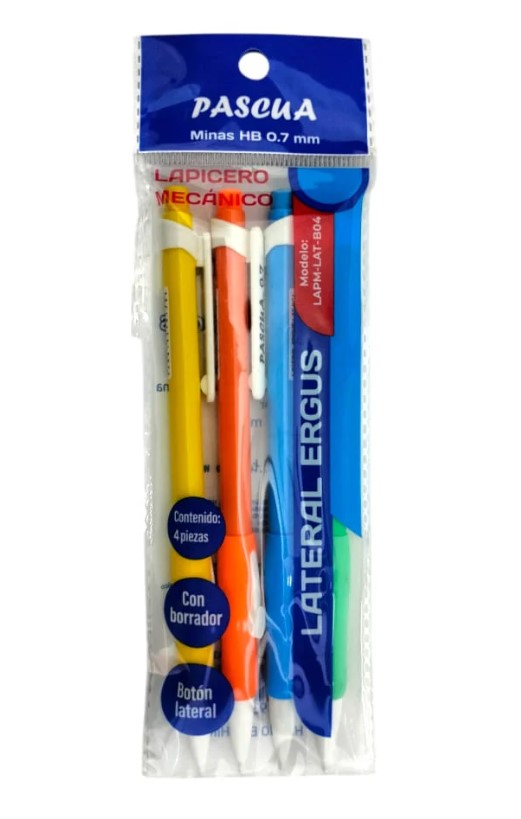 Blíster C/5 Lapicero Pascua Ergus .7mm 