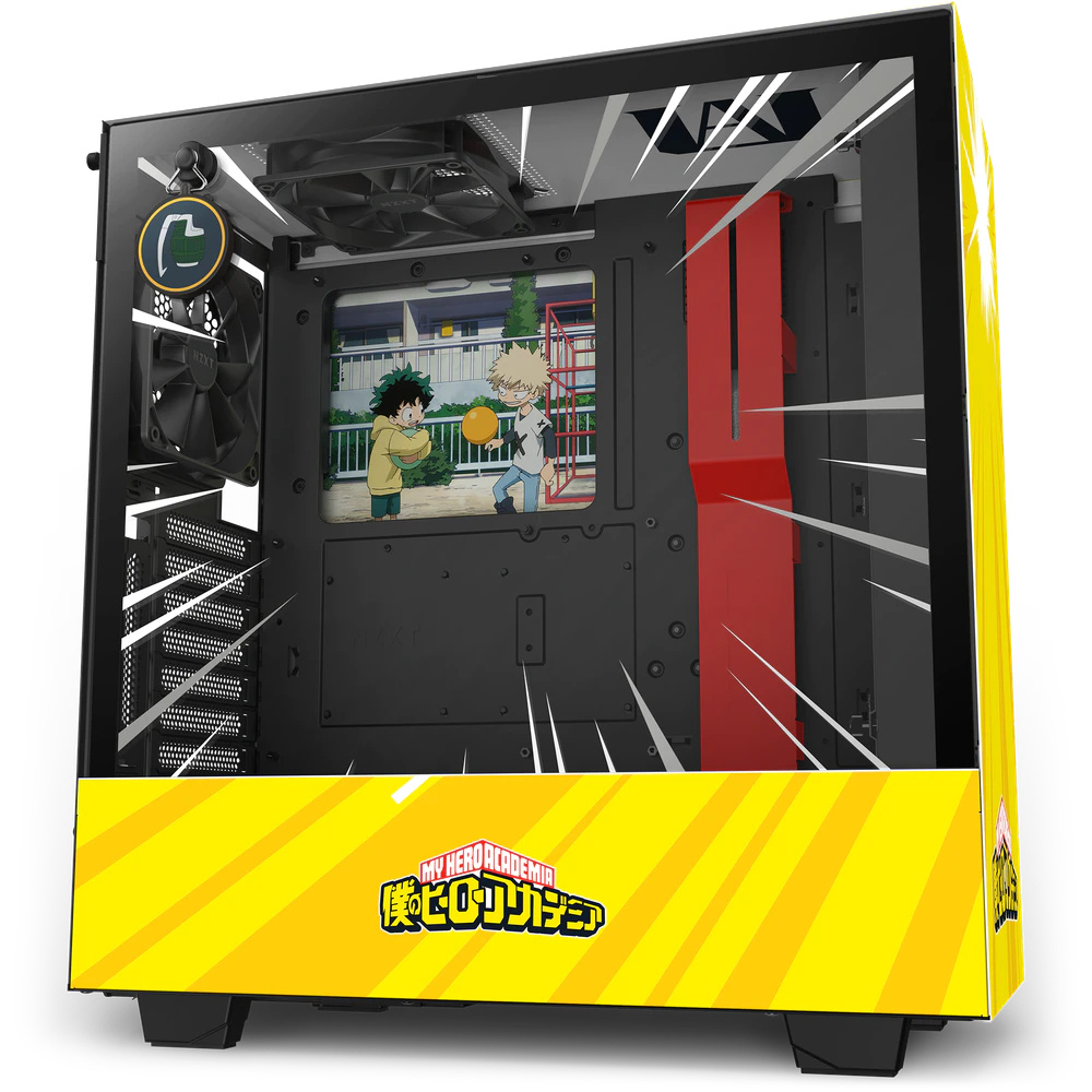 Gabinete Gamer Nzxt CA-H510I-MH-RV Con Ventana, Midi-Tower, Atx, Micro-Atx, Amarillo