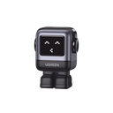 Cargador Mini GanRobot Ugreen Usb-C 30W 15550B  Carga Rápida, Multiprotocolo Pd, Qc, Scp, Fca, Zapato Magnético, Negro