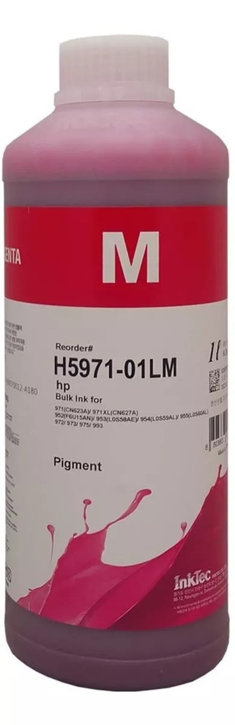 TINTA INKTEC H5971 HP PIGMENTADA MAGENTA