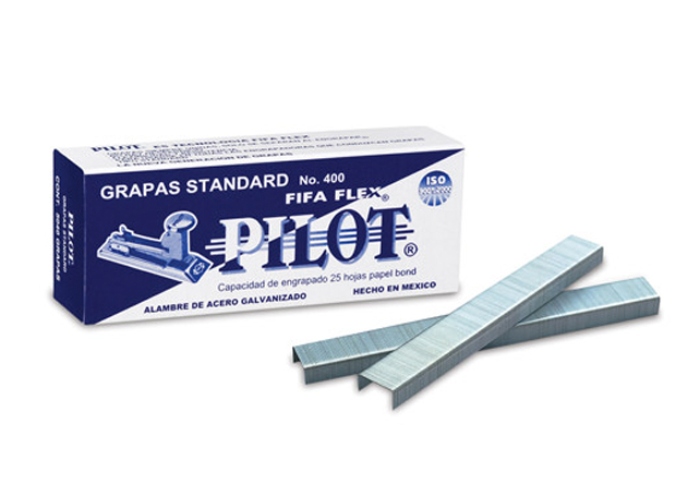 Grapas Pilot Estandar 400-C Caja C/5040 (E.20) (C.100)