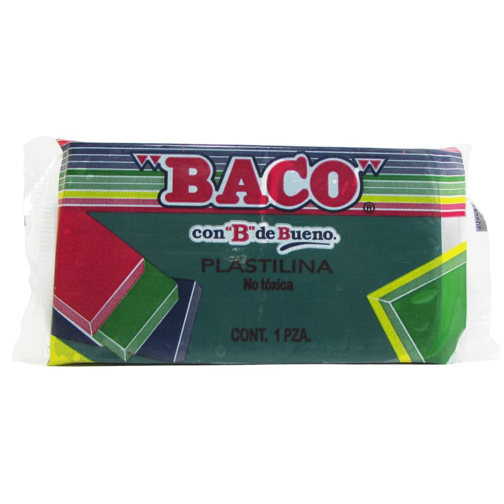 Plastilina Baco Barra Verde Obscuro (C.100)
