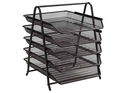 [NE-162GN] Charola Organizadora Malla Metálico 5 Niveles Tipo Oficio NE-162GN Nextep (C.6)