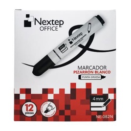[NE-082N] Paquete C/12 Marcador Pizarron Negro NE-082N Nextep