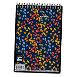 [PAQ10-0033] Paquete C/10 Block Taquigrafia Corto Estrella Con Espiral 80-B 80 Hojas