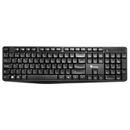 [STPTEC5B] Teclado Alambrico STPTEC5B Stylos USB Negro