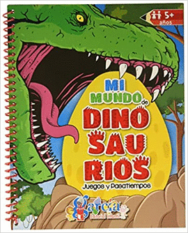 [1506] Libro Para Colorear Educativo Mi Mundo De Dinosaurios Garcia