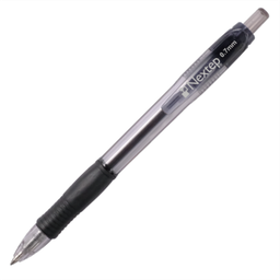 [NE-062N] Paquete C/6 Boligrafo Gel Retráctil Mediano 0.7mm Color Negro NE-062N Nextep (C.192)