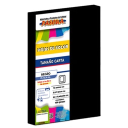 [PE-HJCIE-AA] Paquete C/100 Hoja De Color Carta Pascua Negro