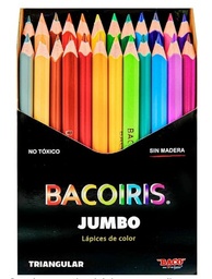 [LP078] Caja De Colores Baco Jumbo C/24
