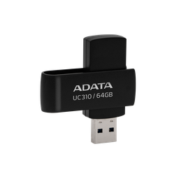 [UC310-64G-RBK] Usb 64 Gb Adata UC310-64G-RBK Negro 3.2
