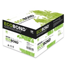 [PAQ10-ECOOFICIO] Caja C/10 Paquetes Hoja Oficio Blanca Copamex Ecobond C/5000