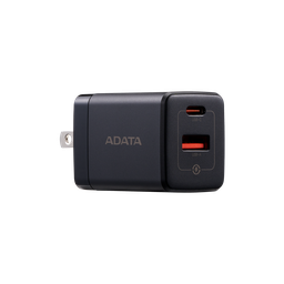 [CHARGERU-0352-QCPDBK] Cargador de Dispositivos ADATA CHARGERU-0352-QCPDBK Potencia Máxima 35W Interfaz 2 Puerto USB-C, USB A Carga Rápida Color Negro