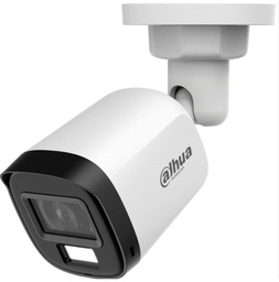 [DH-HAC-B1A21N-U-IL-A] Camara Bala 2 Mp Dahua  HAC-B1A21N-U-IL-A Lente 2.8MM Apertura Hasta 100º 30 Mts IR Y 20 Mts Luz Visible Micrófono  Integrado