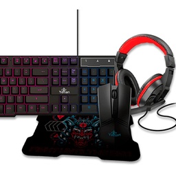 [YKH20707] KIT GAMER YKH-20707 YEYIAN TECLADO/DIADEMA/MOUSE PAD/ MOUSE