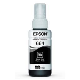 [T664120-AL] Bote Tinta Epson T664 Negra 70Ml Original