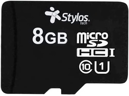 [STMSDS1B] MICRO SD 8GB STYLOS STMSDS1B CL10 S/ADAPTADOR