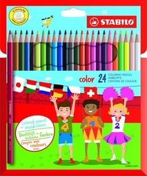 [4006381483674] COLORES STABILO AQUACOLOR ESCOLAR C/24 1624-6