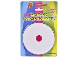 [CINTA-7020BA] CINTA DE FOMY PASCUA ADHESIVA DOBLE CARA 19X5 MTS