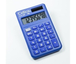 [7501953313061] Calculadora Celica Bolsillo Azul CA08 8Dig