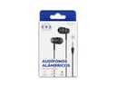 Audífonos In-Ear Alámbrico Control Expert  CE-AU47W Blancos Ergonómico
