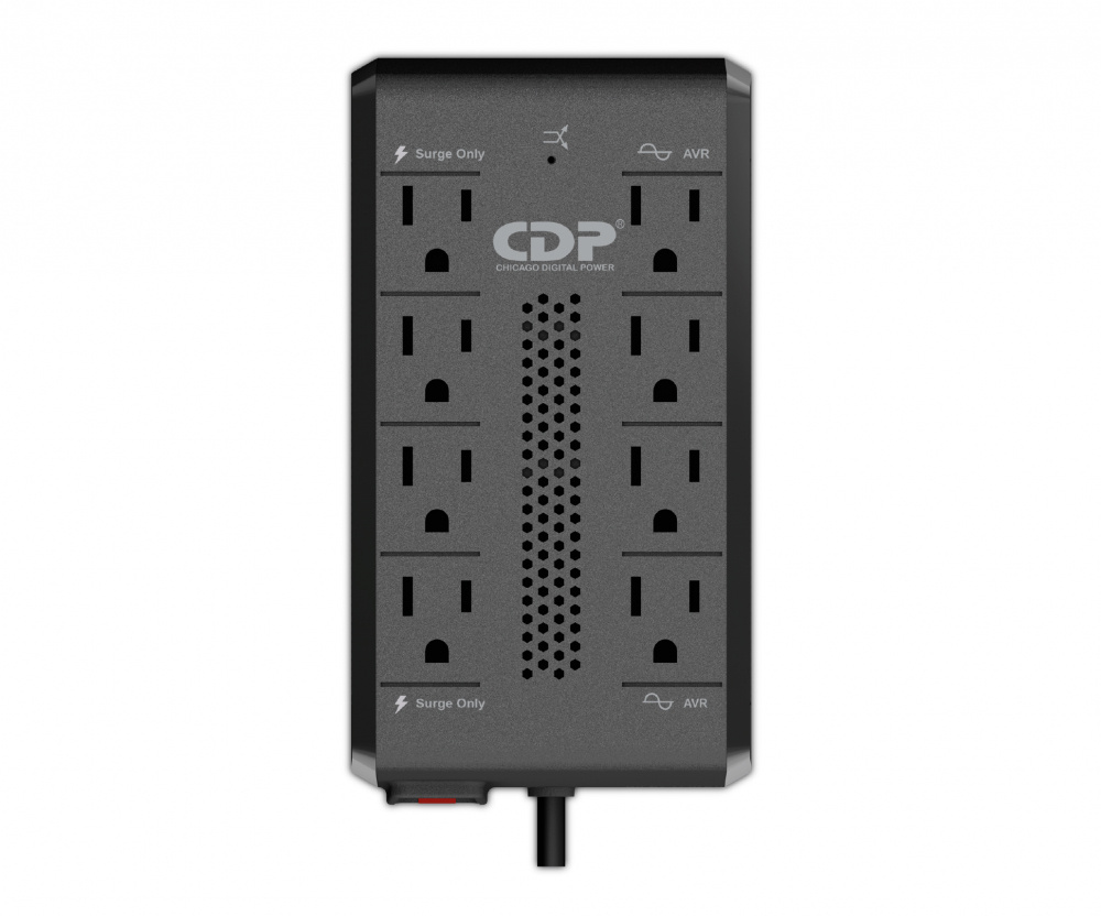 Regulador Automatico Gdp 700W RAVR1408  1410VA 8 Salidas