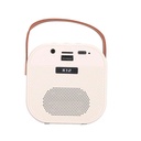 Mini Bocina Portátil Bluetooth Link Bits  K12M Radio Fm, Luz Decorativa, Usb, Auxiliar